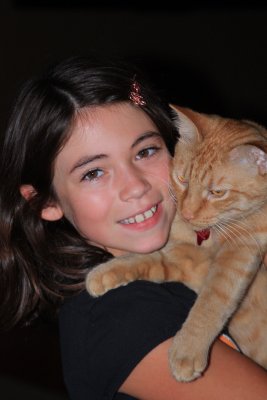 KAYLA AND HER KITTY