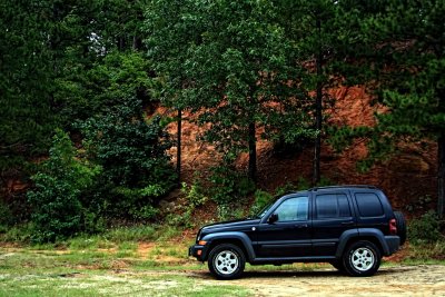 MY RIDE AND THE RED HILL