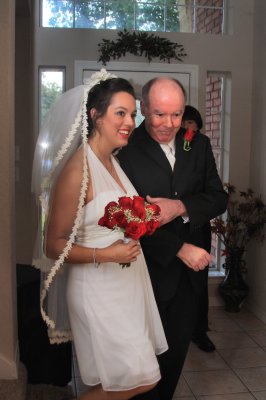 THE BRIDE AND HER DAD