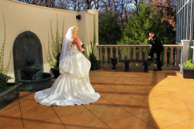LOOKING AT HIS BRIDE