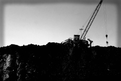 RIDING ON THE DIRT PILE