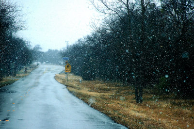 SNOW IN FORT WORTH