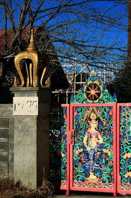 ANOTHER GATE AT THE BUDDIST TEMPLE