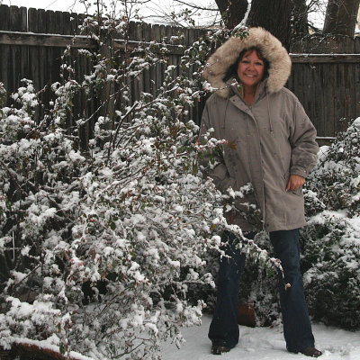 ME IN MY SNOWY BACKYARD