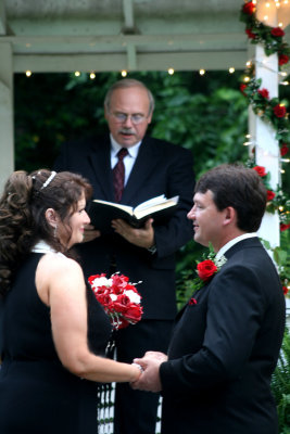 SAYING HIS VOWS