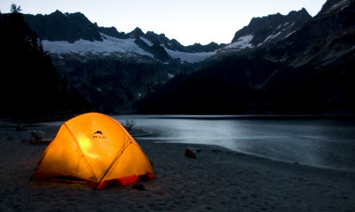 Lake Lovely Water - Sandspit Camp, Tantalus Provincial Park