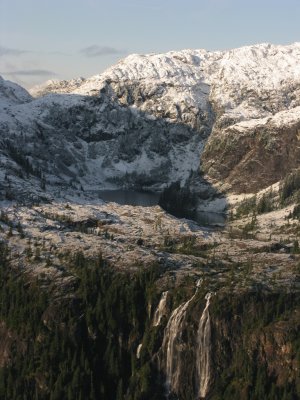 Views of Della Lake and Falls