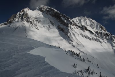 Views of Garibaldi and Atwell form Brohm Ridge Area