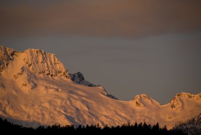 Sunrise on the Tantalus, Sea to Sky Highway Views