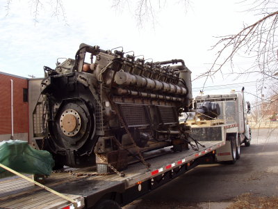 GE 7FDL16 Railroad locomotive prime mover j