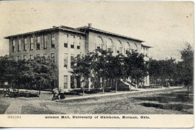 OK Norman OU Science Hall 1908 postmark.jpg