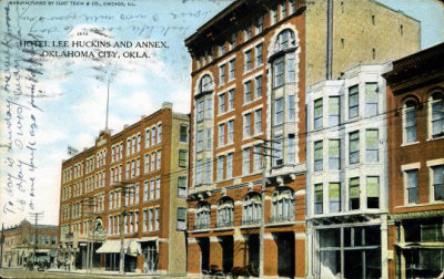 OK Oklahoma City Hotel Lee Huckins and Annex 1908 postmark.jpg