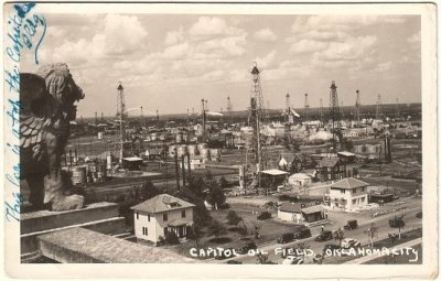 OK Oklahoma City Oil Field RPPC June 17, 1936.jpg