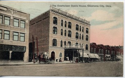 OK Oklahoma City Overholser Opera House 1908 postmark.jpg