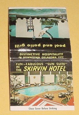 OK Oklahoma City Skirvin Sun Suite matchbook a.jpg