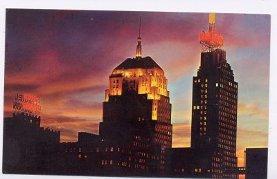 OK Oklahoma City Skyscrapers at sunset a.jpg