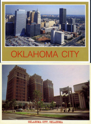 OK Oklahoma City downtown and Skirvin Hotel Santa Fe Plaza.jpg