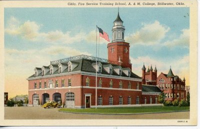 OK Stillwater OSU Fire Service Training School and Old Library ca 1939.jpg