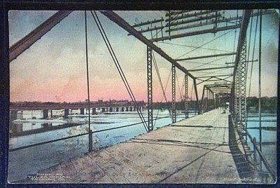 OK Tulsa Arkansas River Wagon Bridge 1914c.jpg