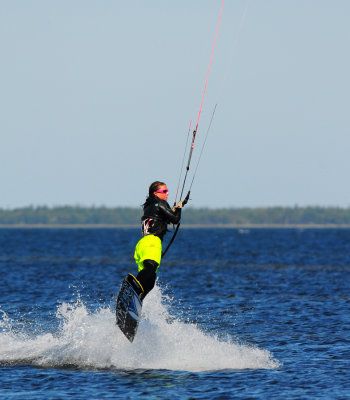Kiteboarder On Malpeque Bay
