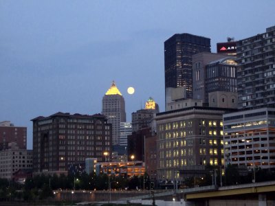 Moon over Pittsburgh