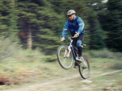 Tony's bike, spooked by a mouse