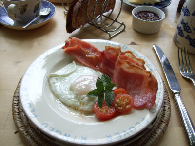 Mmmm breakfast at Frachadil House B&B, Calgary, Isle of Mull