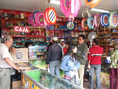 Market place in La Serena, Chile