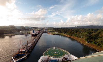 Entrance to the Panama Canal (composite)