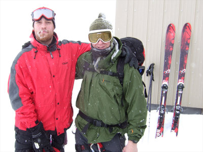 Aaron & Mike at Bow Hut
