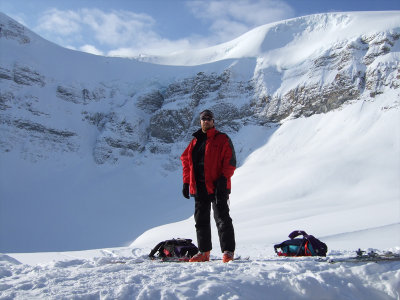 Aaron at Bow Hut