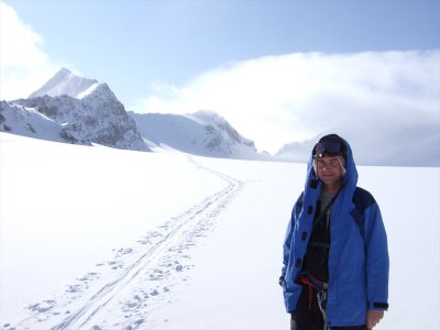 Bob on the Wapta Icefield