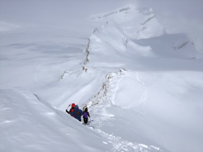 Descending Mt. Olive