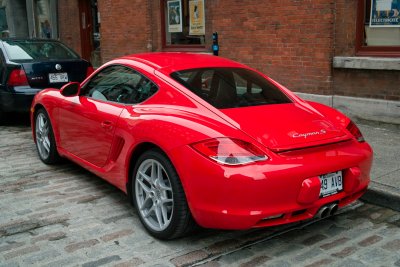 Montreal Red Porsche