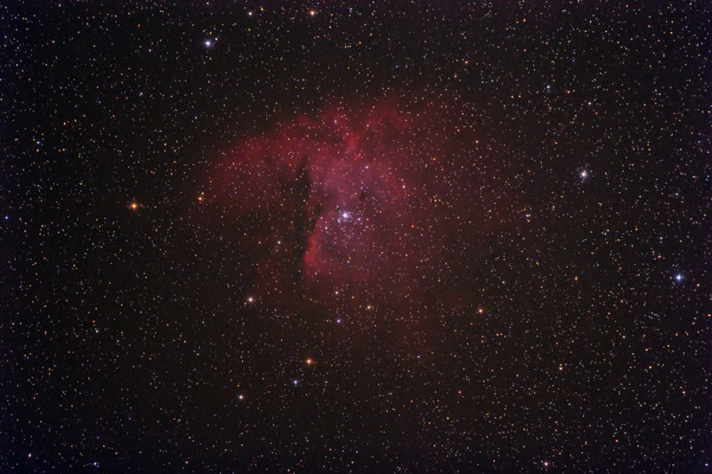 NGC 281 Sh2-184 The Pacman Nebula with Open Cluster IC 1590