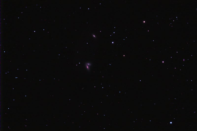 NGC4567-68 The Siamese Galaxies in Virgo w/NGC4564 and IC3578 Dwarf Galaxy