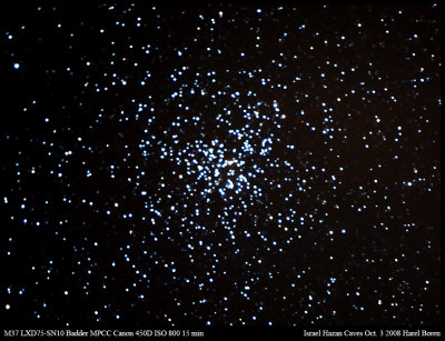 M37 Open Cluster in Auriga