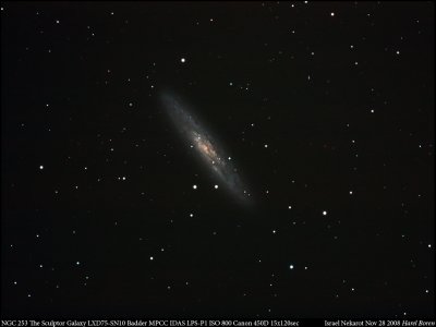 C65 NGC 253 Silver Coin Galaxy, Sculptor Galaxy