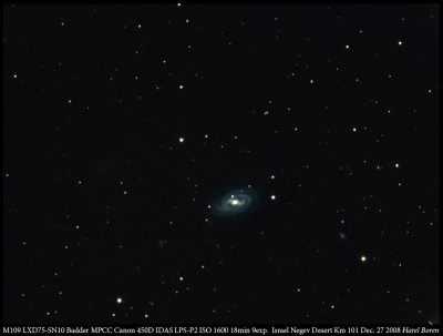 M109 - Barred Spiral Galaxy
