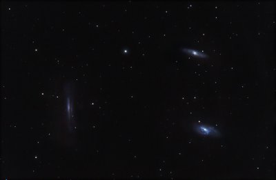 Leo Triplet - M65, M66, and NGC 3628