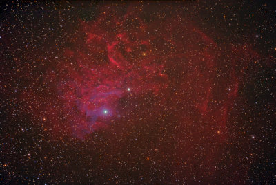 AE Aurigae and IC405 - The Flaming Star Nebula