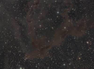 Gyulbudaghian's Nebula (Herbig-Haro 215 = PV Cephei) and LBN 468