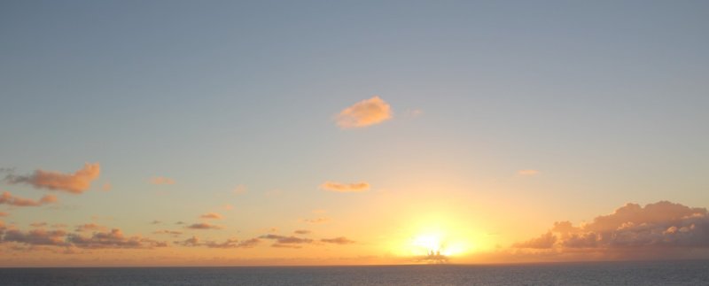 Sunset, Atlantic Ocean near St. Thomas
