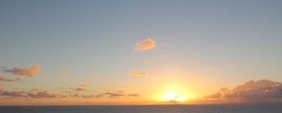 Sunset, Atlantic Ocean near St. Thomas