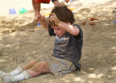 Christopher getting Down and dirty