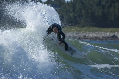 Surfing in Nova Scotia