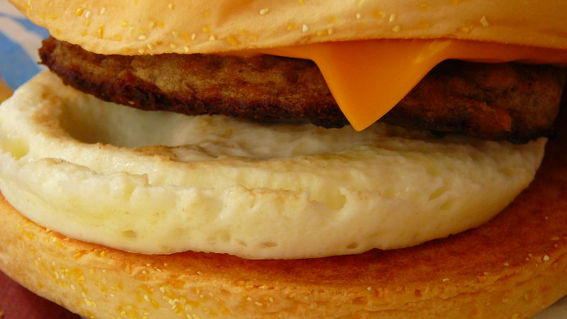 sausage muffin with egg