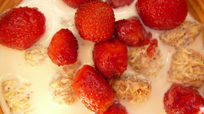 strawberry + cereal