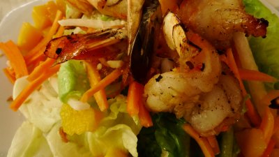 shrimp & mango salad