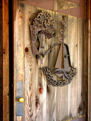 Theatre door, Cannon Beach